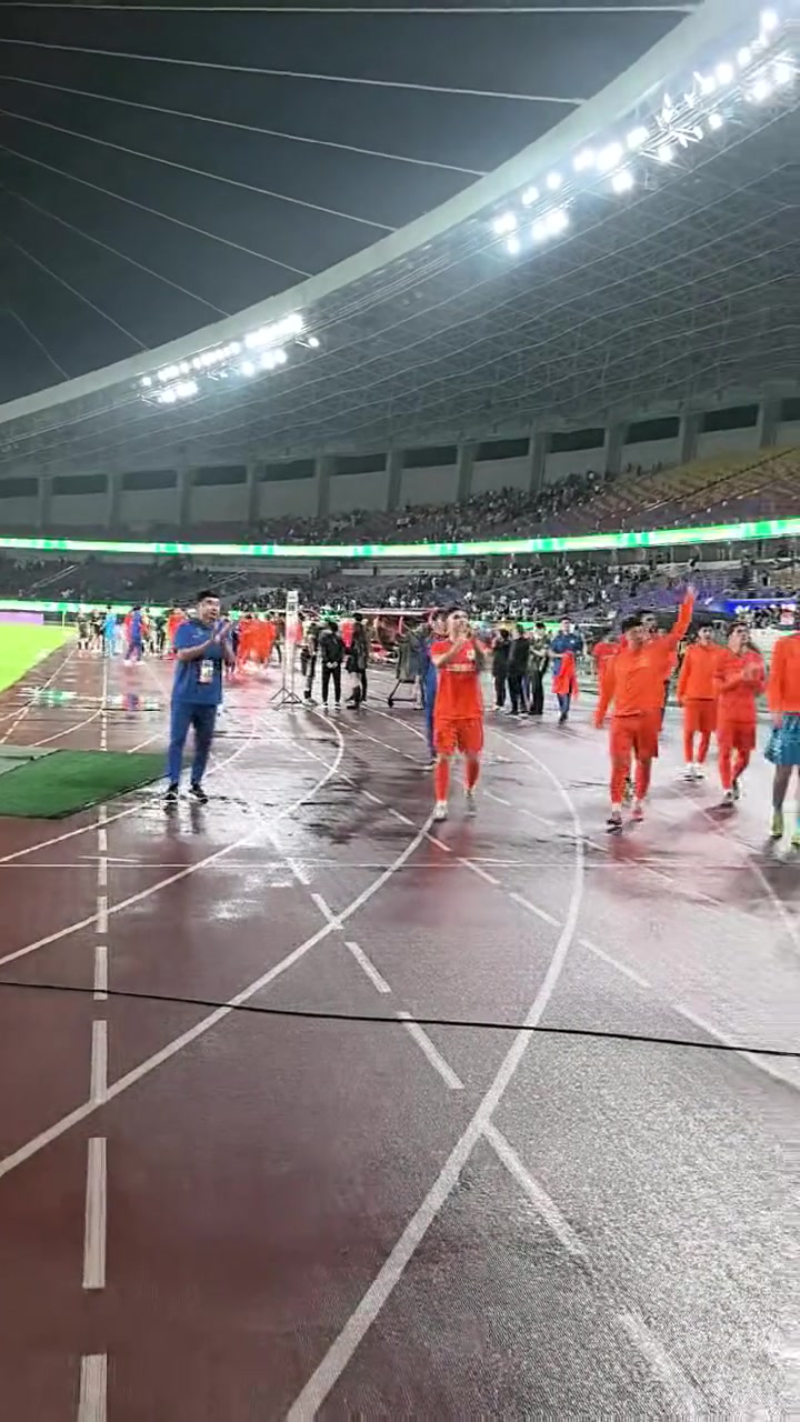  牛志明泰山队谢场视频这一场平局有点意难平